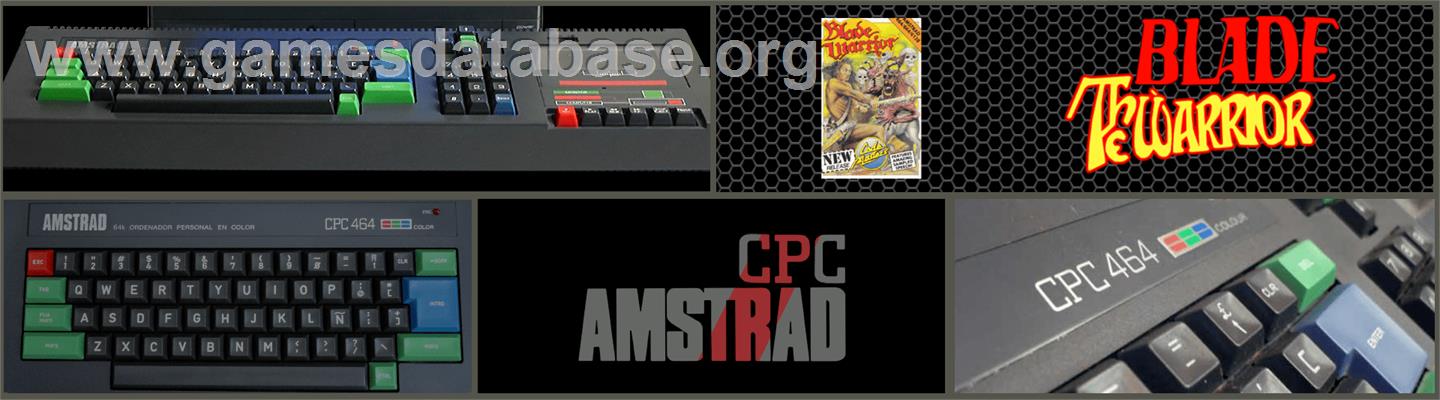 Blade Warrior - Amstrad CPC - Artwork - Marquee