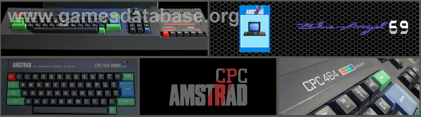 Blue Angel 69 - Amstrad CPC - Artwork - Marquee