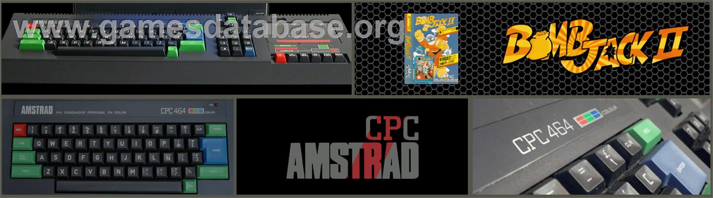 Bomb Jack 2 - Amstrad CPC - Artwork - Marquee