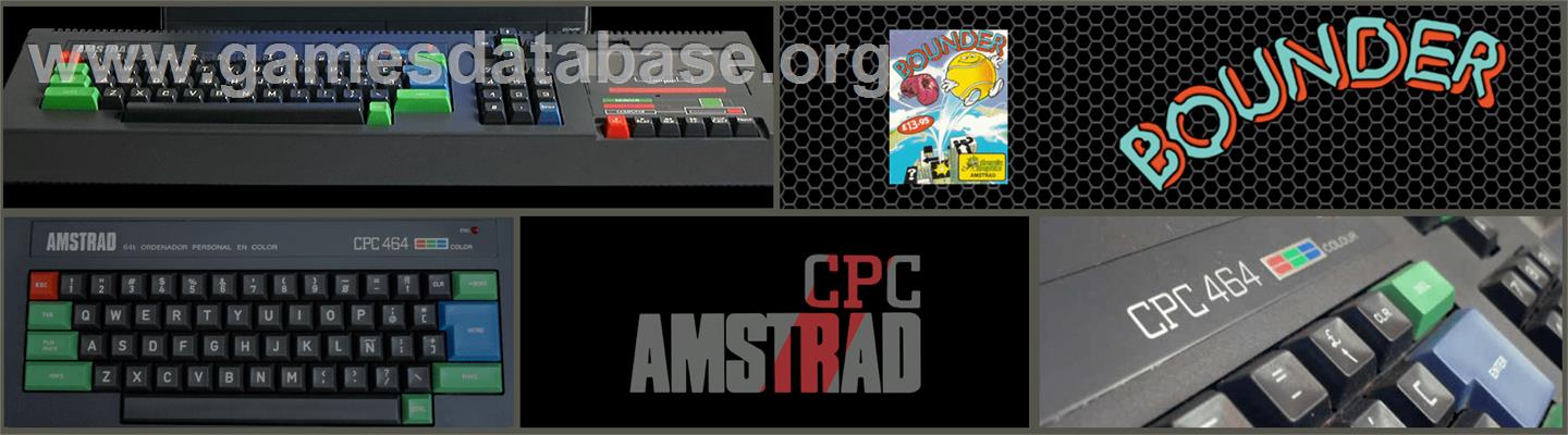 Bounder - Amstrad CPC - Artwork - Marquee
