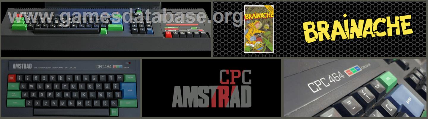 Brainache - Amstrad CPC - Artwork - Marquee