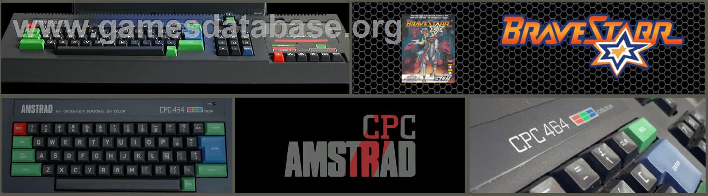 BraveStarr - Amstrad CPC - Artwork - Marquee