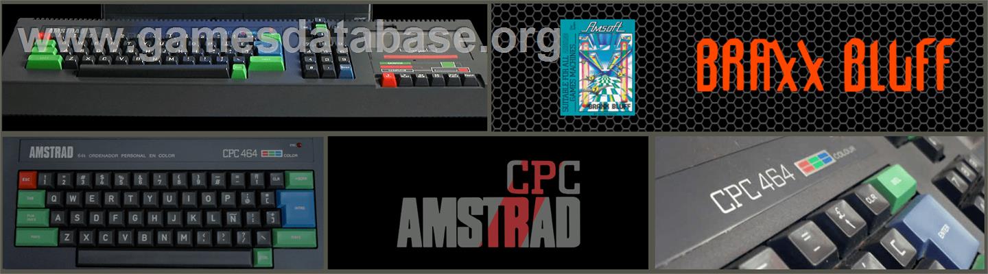 Braxx Bluff - Amstrad CPC - Artwork - Marquee