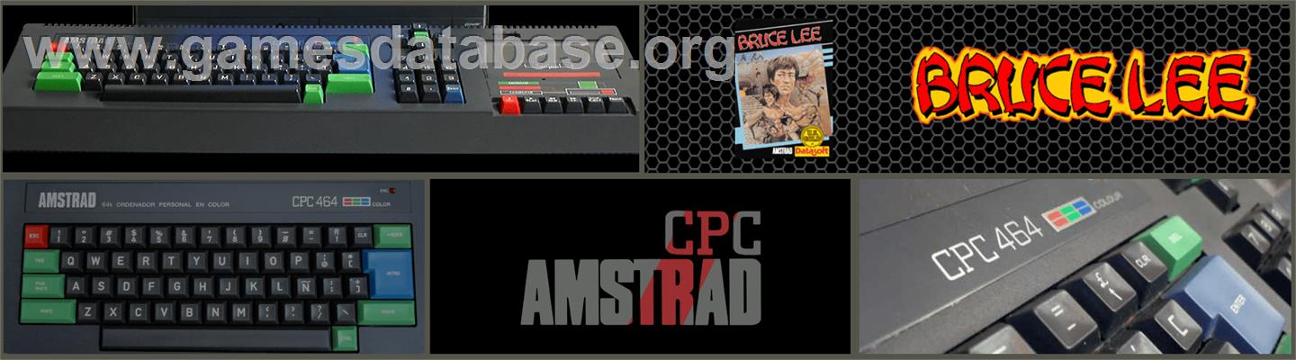 Bruce Lee - Amstrad CPC - Artwork - Marquee