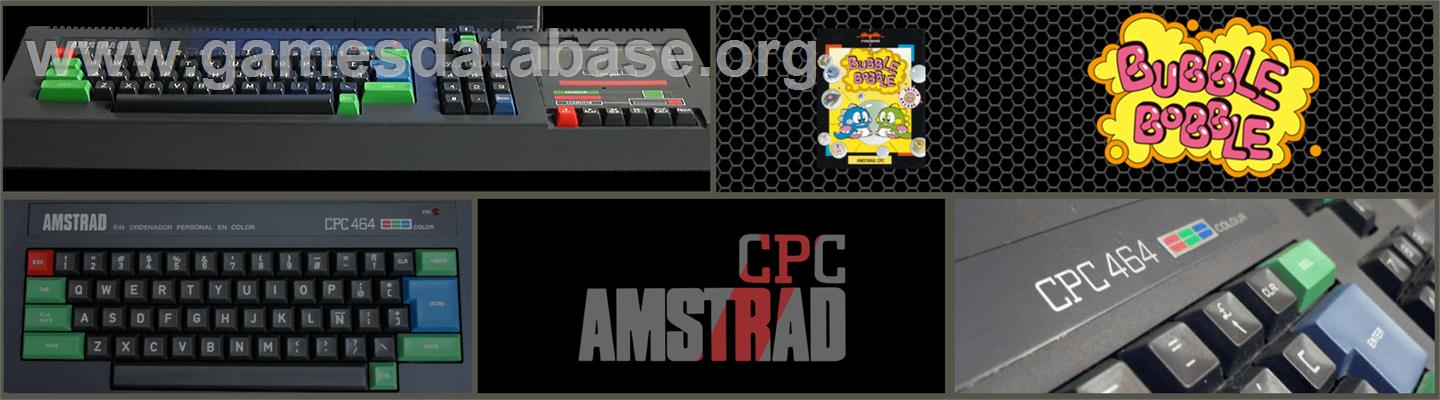 Bubble Bobble - Amstrad CPC - Artwork - Marquee