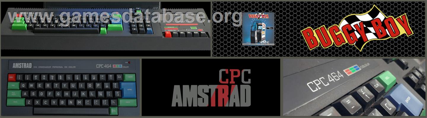 Buggy Boy/Speed Buggy - Amstrad CPC - Artwork - Marquee