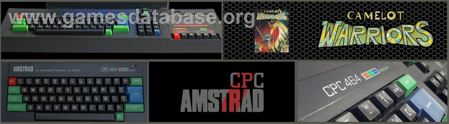Camelot Warriors - Amstrad CPC - Artwork - Marquee