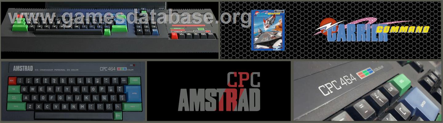 Carrier Command - Amstrad CPC - Artwork - Marquee