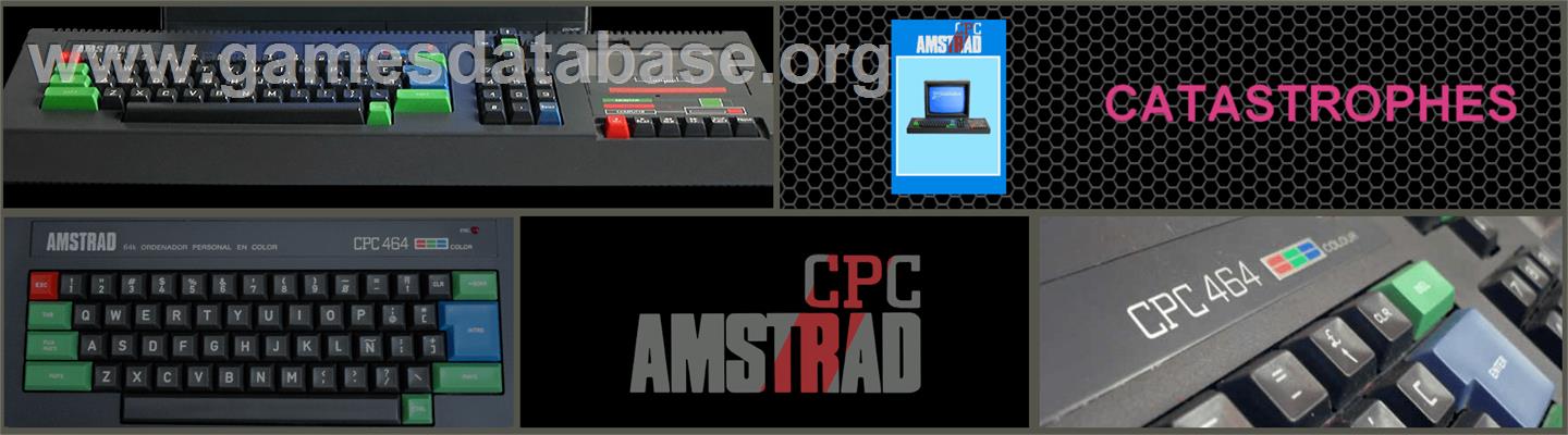 Catastrophes - Amstrad CPC - Artwork - Marquee