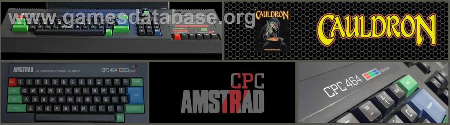 Cauldron - Amstrad CPC - Artwork - Marquee