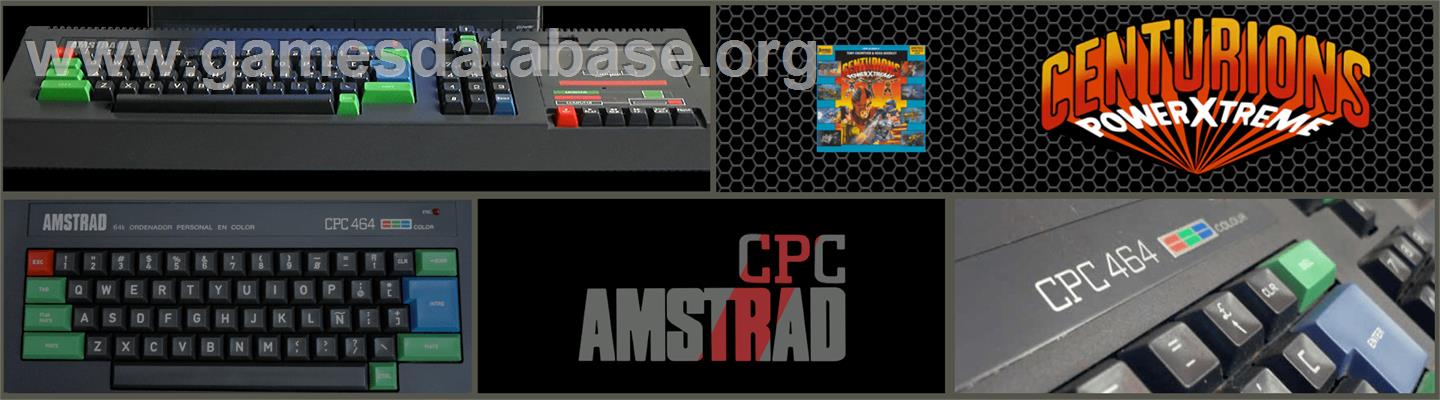 Centurions - Amstrad CPC - Artwork - Marquee