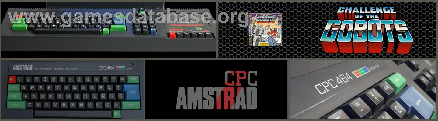 Challenge Of The Gobots - Amstrad CPC - Artwork - Marquee