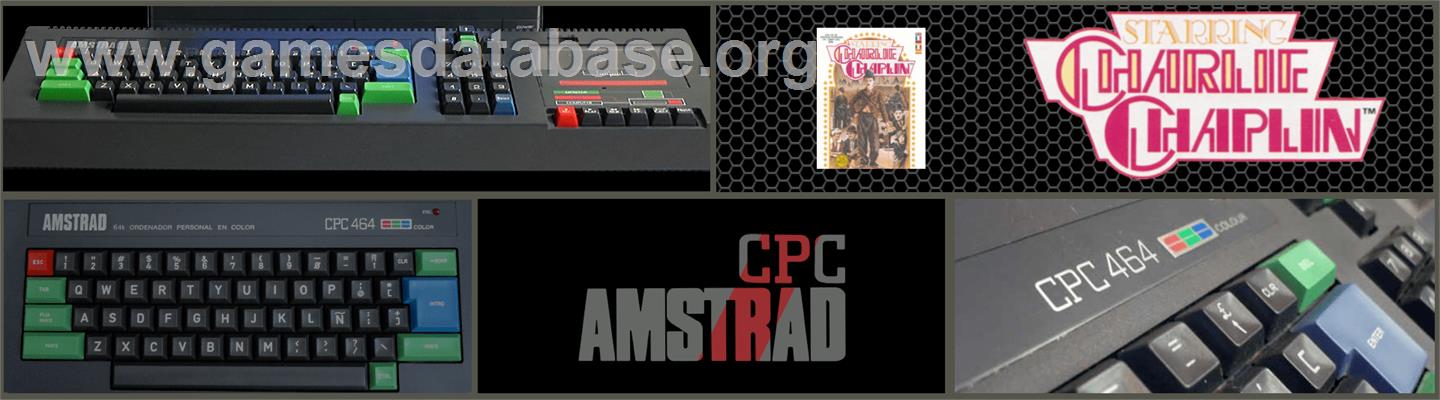 Charlie Chaplin - Amstrad CPC - Artwork - Marquee