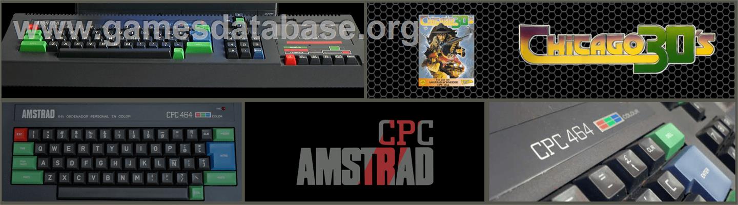 Chicago 30's - Amstrad CPC - Artwork - Marquee