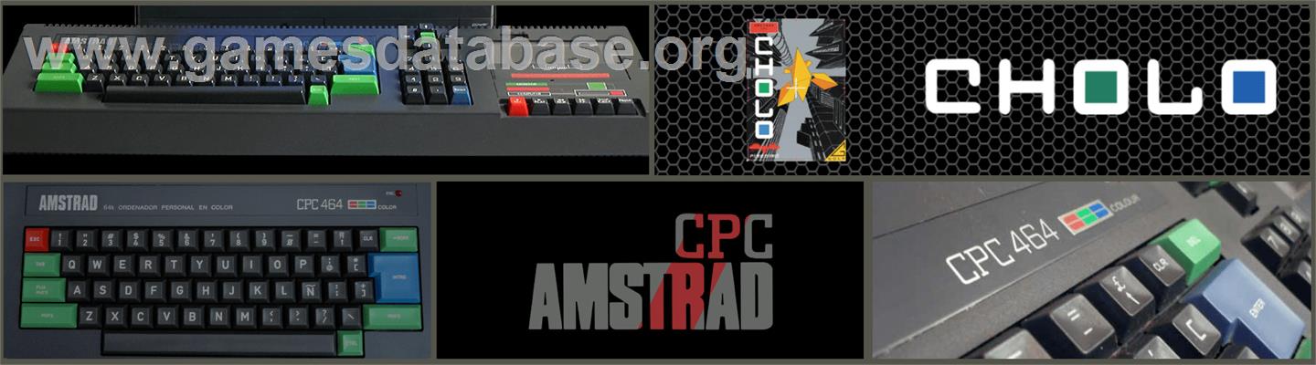 Cholo - Amstrad CPC - Artwork - Marquee