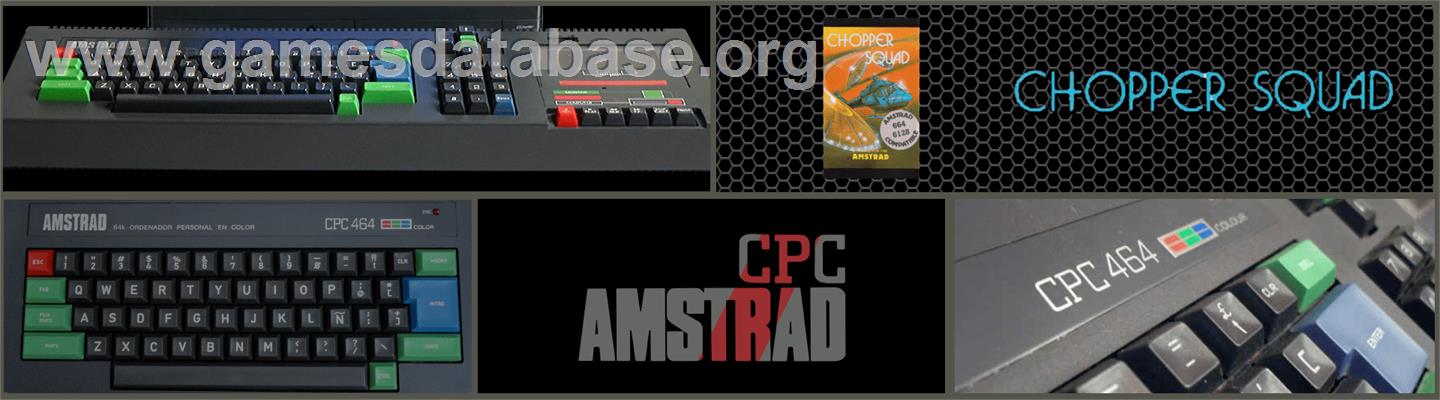 Chopper Squad - Amstrad CPC - Artwork - Marquee