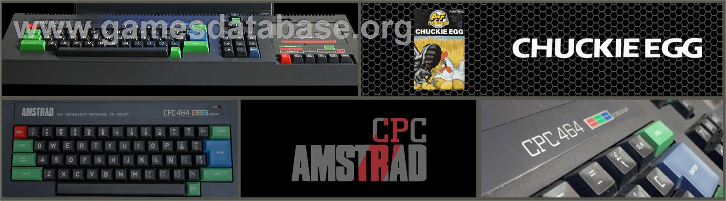 Chuckie Egg - Amstrad CPC - Artwork - Marquee