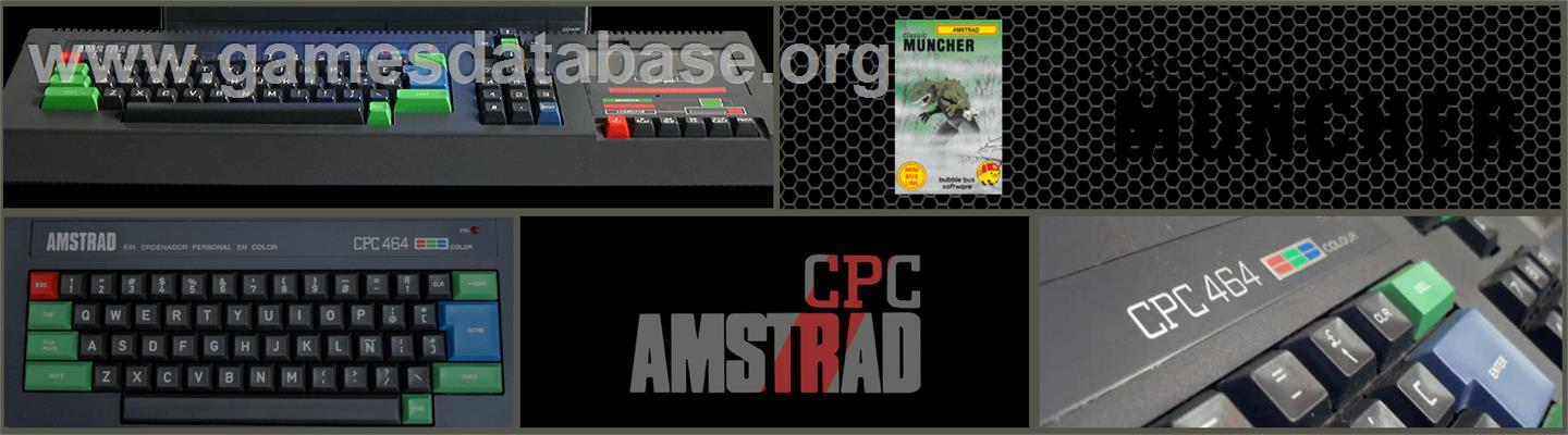 Classic Muncher - Amstrad CPC - Artwork - Marquee
