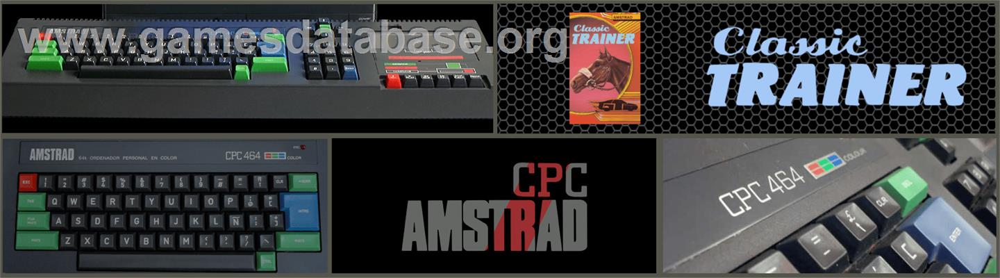 Classic Trainer - Amstrad CPC - Artwork - Marquee
