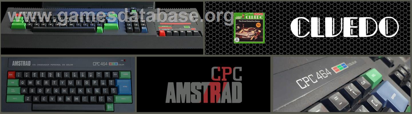 Cluedo - Amstrad CPC - Artwork - Marquee