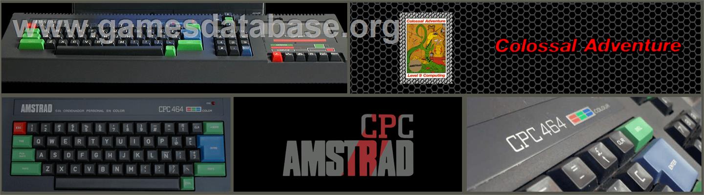 Colossal Adventure - Amstrad CPC - Artwork - Marquee