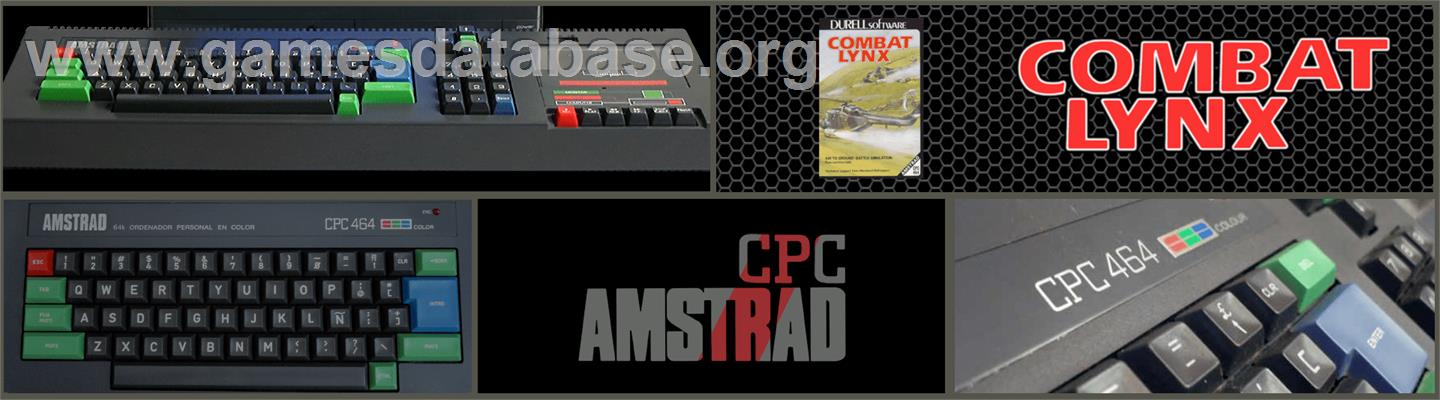 Combat Lynx - Amstrad CPC - Artwork - Marquee