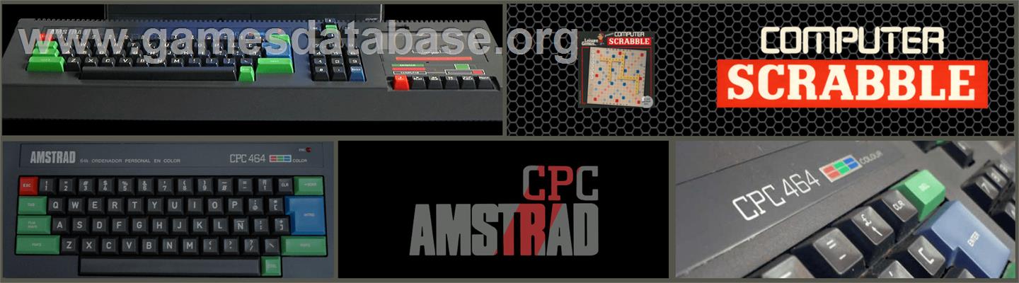 Computer Scrabble - Amstrad CPC - Artwork - Marquee