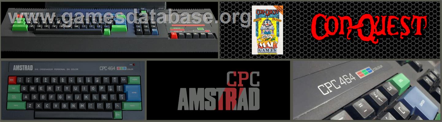 Conquestador - Amstrad CPC - Artwork - Marquee