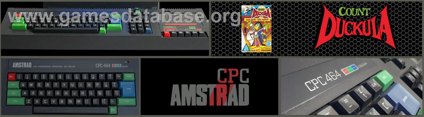 Count Duckula In No Sax Please - We're Egyptian - Amstrad CPC - Artwork - Marquee