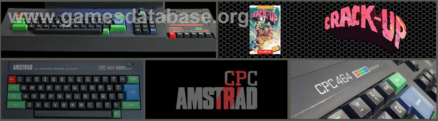 Crack-Up - Amstrad CPC - Artwork - Marquee