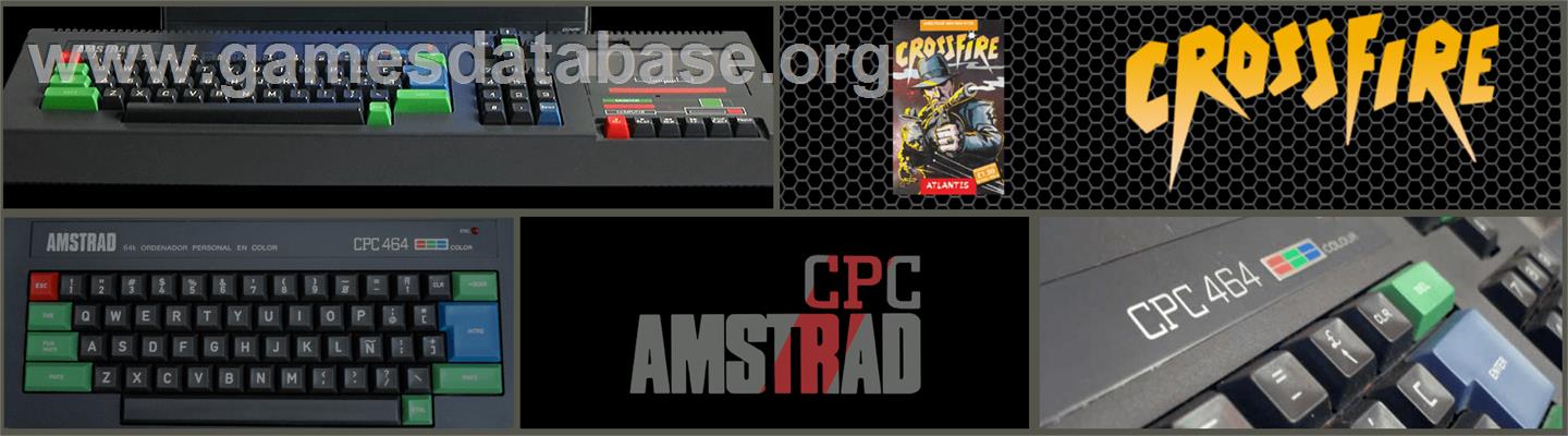 Cross Fire - Amstrad CPC - Artwork - Marquee