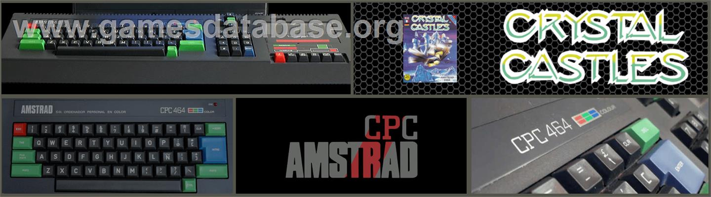 Crystal Castles - Amstrad CPC - Artwork - Marquee