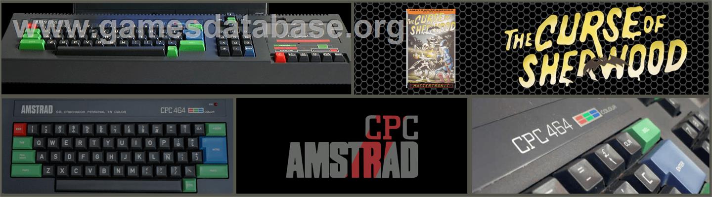 Curse Of Sherwood, The - Amstrad CPC - Artwork - Marquee