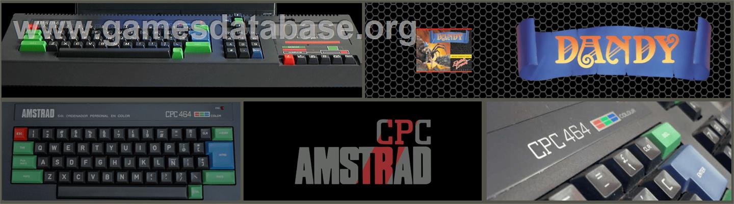 Dandy - Amstrad CPC - Artwork - Marquee