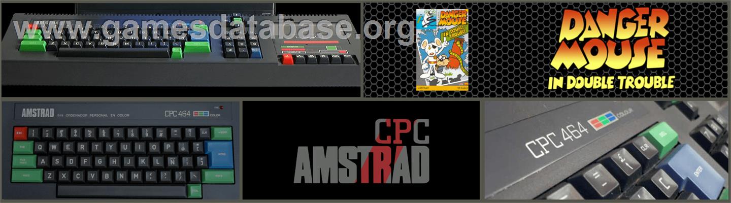 Danger Mouse in Double Trouble - Amstrad CPC - Artwork - Marquee
