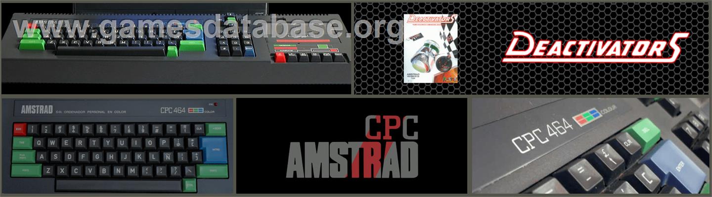 Deactivators - Amstrad CPC - Artwork - Marquee