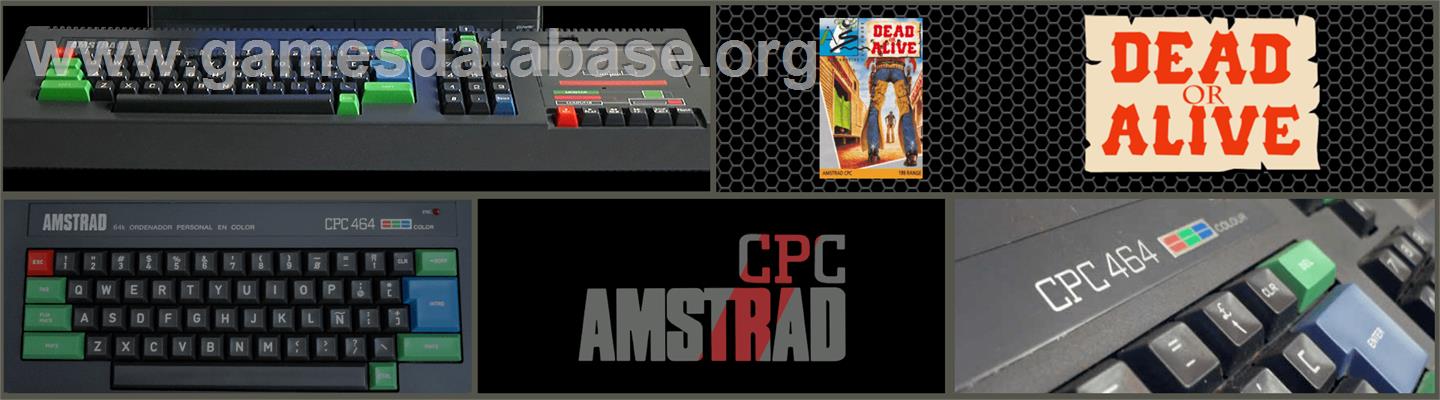 Dead Or Alive - Amstrad CPC - Artwork - Marquee