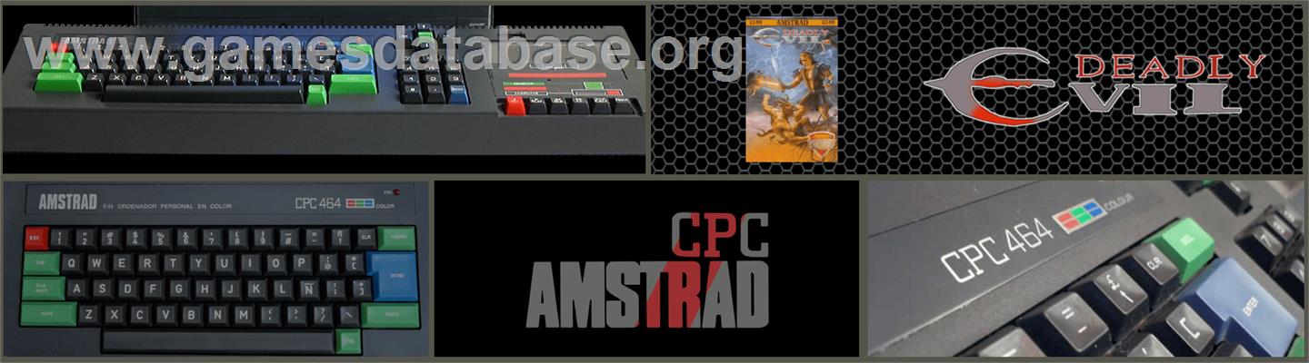 Deadly Evil - Amstrad CPC - Artwork - Marquee
