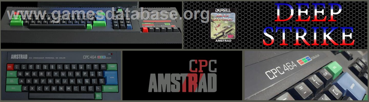 Deep Strike - Amstrad CPC - Artwork - Marquee