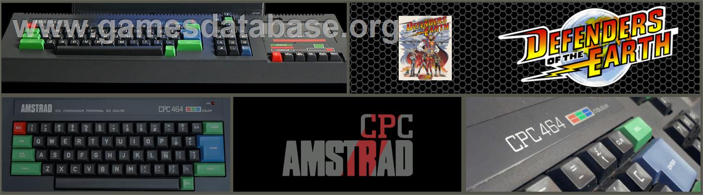 Defenders of the Earth - Amstrad CPC - Artwork - Marquee
