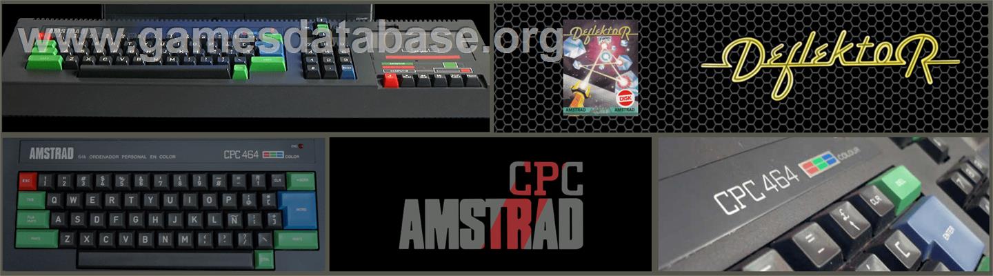 Deflektor - Amstrad CPC - Artwork - Marquee