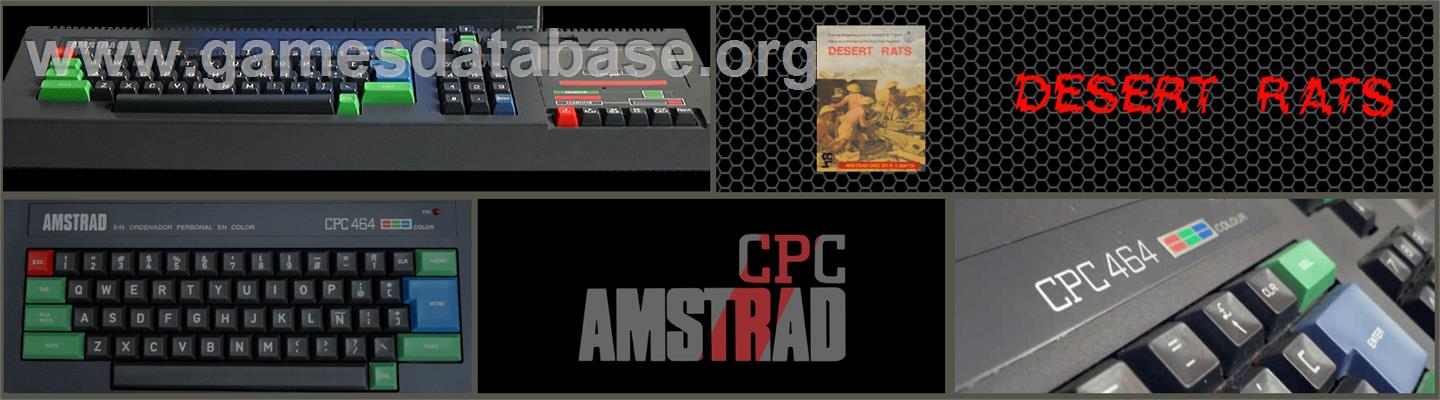 Desert Rats - Amstrad CPC - Artwork - Marquee
