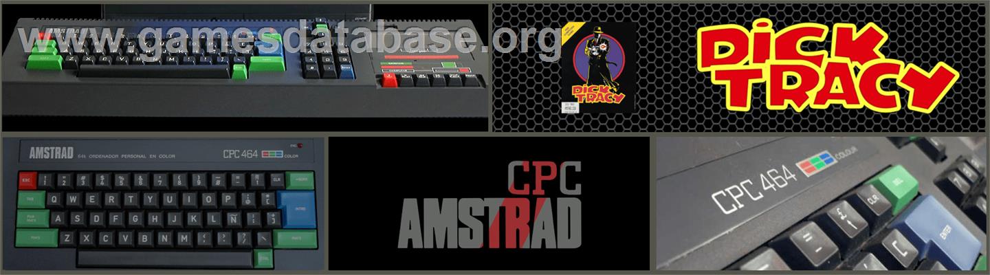 Dick Tracy - Amstrad CPC - Artwork - Marquee