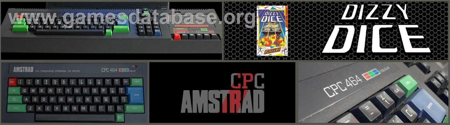 Dizzy Dice - Amstrad CPC - Artwork - Marquee
