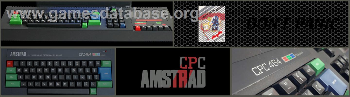 Don't Panic - Amstrad CPC - Artwork - Marquee