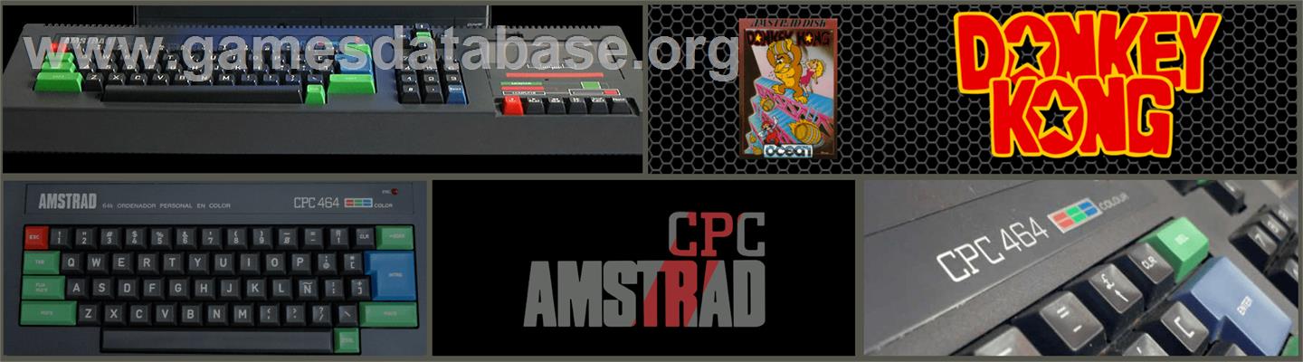Donkey Kong - Amstrad CPC - Artwork - Marquee