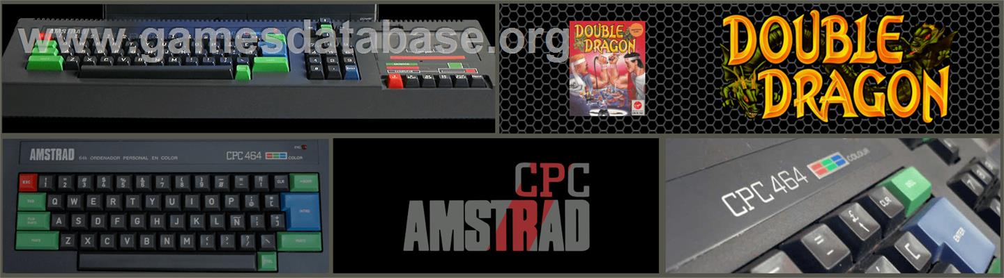 Double Dragon - Amstrad CPC - Artwork - Marquee