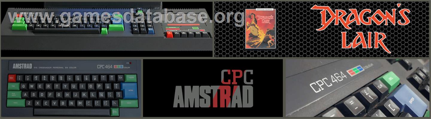 Dragon's Lair - Amstrad CPC - Artwork - Marquee