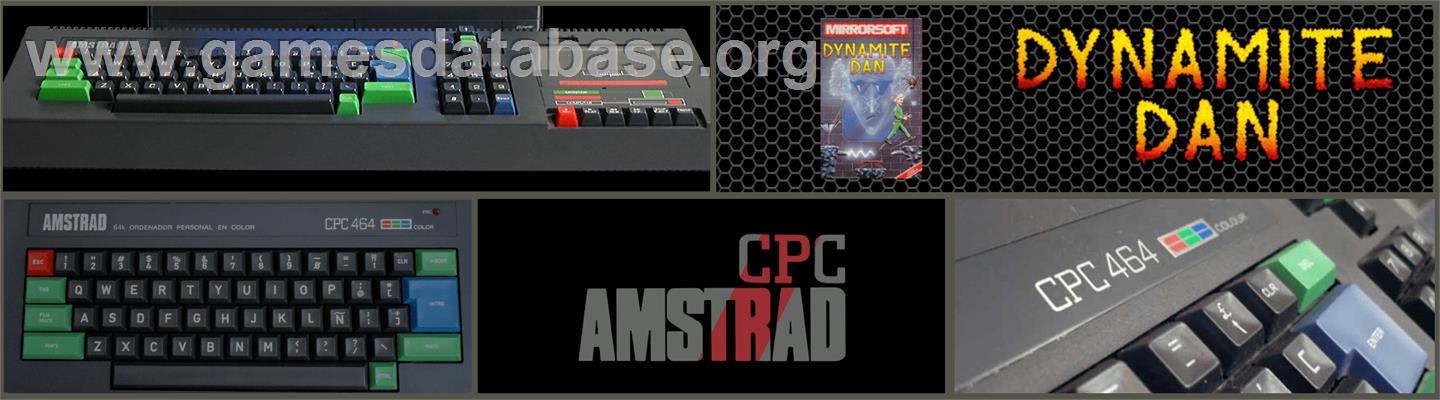 Dynamite Dan - Amstrad CPC - Artwork - Marquee