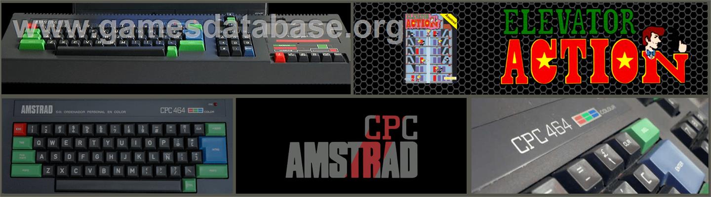 Elevator Action - Amstrad CPC - Artwork - Marquee